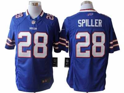 Nike NFL Buffalo Bills #28 C.J. Spiller Blue Jerseys(Game)