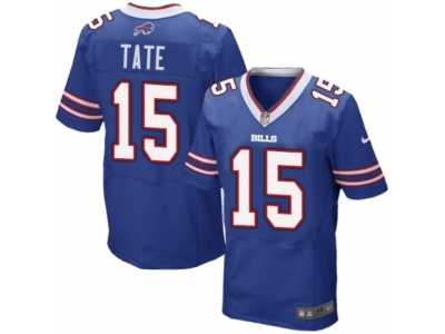 Men's Nike Buffalo Bills #15 Brandon Tate Elite Royal Blue Team Color NFL Jersey