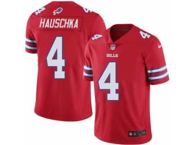 Men's Nike Buffalo Bills #4 Stephen Hauschka Elite Red Rush NFL Jersey