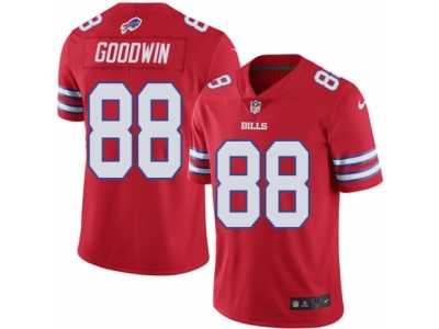 Men's Nike Buffalo Bills #88 Marquise Goodwin Elite Red Rush NFL Jersey