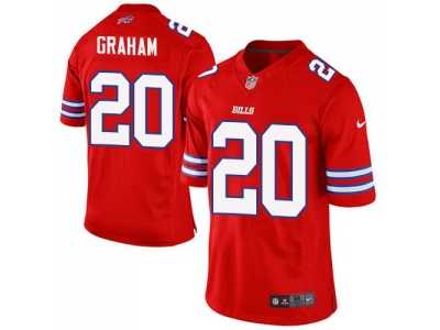 Nike Buffalo Bills #20 Corey Graham Red Jerseys(Elite)