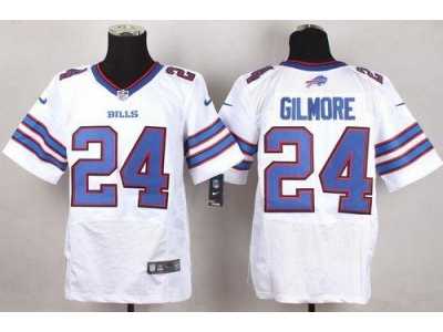 Nike Buffalo Bills #24 Stephon Gilmore Royal White Team Color Men's Stitched jerseys(Elite)