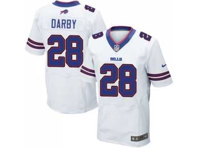 Nike Buffalo Bills #28 Ronald Darby white Jerseys(Elite)
