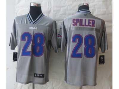 Nike Buffalo Bills #28 Spiller Grey Jerseys(Vapor Elite)