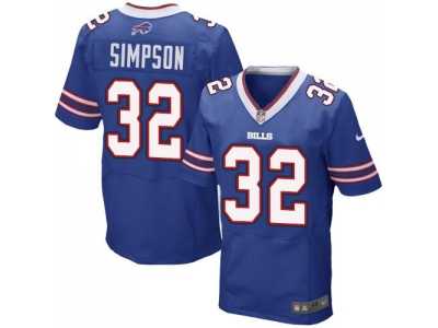 Nike Buffalo Bills #32 O. J. Simpson Royal Blue Team Color Men's Stitched NFL New Elite Jersey