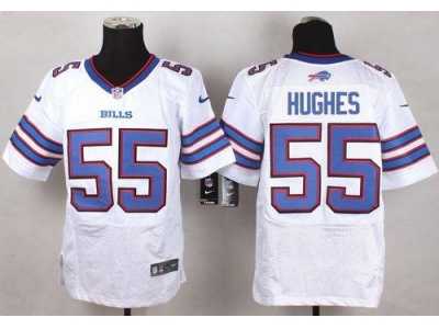 Nike Buffalo Bills #55 Jerry Hughes Royal White Team Color Men's Stitched jerseys(Elite)