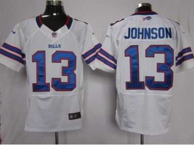 Nike nfl Buffalo Bills #13 Johnson white Elite jerseys