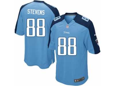 Men's Nike Tennessee Titans #88 Craig Stevens Game Light Blue Team Color NFL Jersey