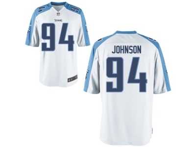 Men's Nike Tennessee Titans #94 Austin Johnson Game White NFL Jersey