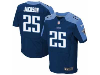 Men's Nike Tennessee Titans #25 Adoree' Jackson Elite Navy Blue Alternate NFL Jersey