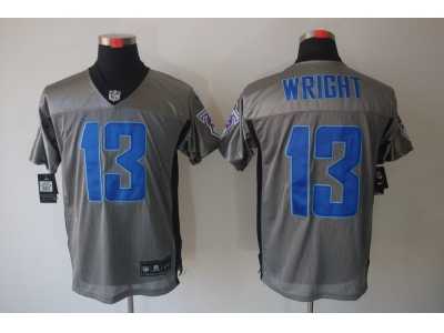 Nike NFL Tennessee Titans #13 Kendall Wright Grey Jerseys(Shadow Elite)