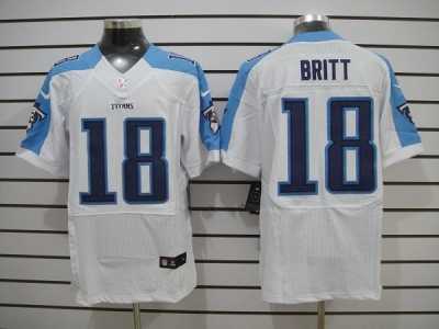 Nike NFL Tennessee Titans #18 Britt White Jerseys(Elite)