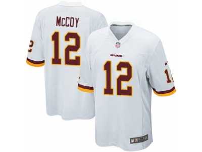 Men's Nike Washington Redskins #12 Colt McCoy Game White NFL Jersey