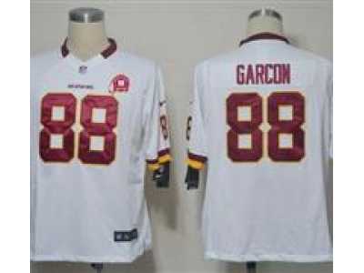 Nike NFL Washington Redskins #88 Pierre Garcon White Jerseys W 80TH Patch(Game)