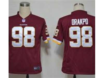 Nike NFL Washington Redskins #98 Brian Orakpo Red Game Jerseys