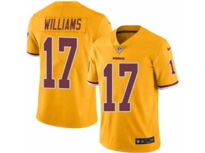 Men's Nike Washington Redskins #17 Doug Williams Elite Gold Rush NFL Jersey