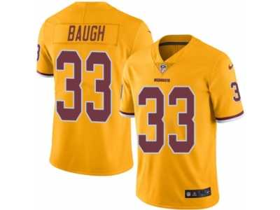 Men's Nike Washington Redskins #33 Sammy Baugh Elite Gold Rush NFL Jersey