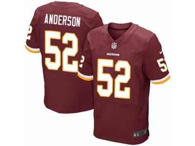 Men's Nike Washington Redskins #52 Ryan Anderson Elite Burgundy Red Team Color NFL Jersey