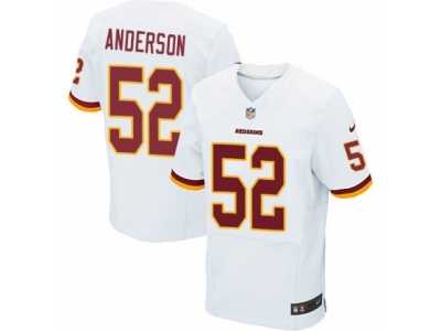 Men's Nike Washington Redskins #52 Ryan Anderson Elite White NFL Jersey