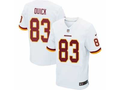 Men's Nike Washington Redskins #83 Brian Quick Elite White NFL Jersey
