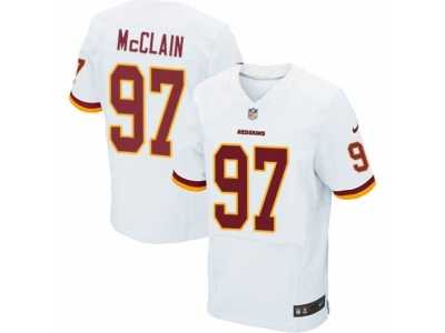 Men's Nike Washington Redskins #97 Terrell McClain Elite White NFL Jersey