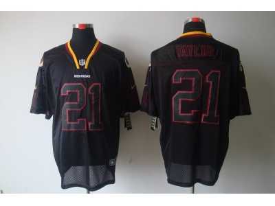 Nike NFL Washington Redskins #21 Fred Taylor black jerseys[Elite lights out]