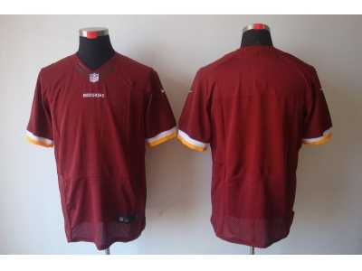 Nike NFL Washington Redskins Red Color Blank Jerseys(Elite)