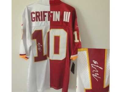 Nike jerseys washington redskins #10 griffiniii white-red[Elite split signature]