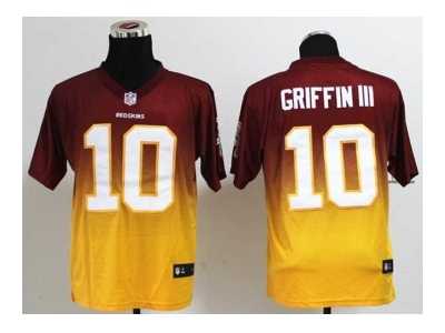 Nike jerseys washington redskins #10 robert griffin iii red-yellow[Elite II drift fashion]