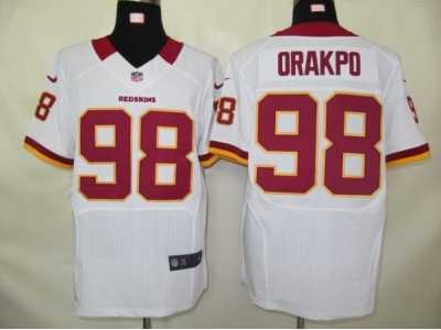 Nike nfl Washington Red Skins #98 Orakpo White Elite jerseys