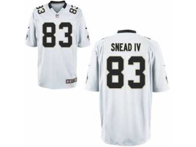 Men\'s Nike New Orleans Saints #83 Willie Snead IV Game White NFL Jersey