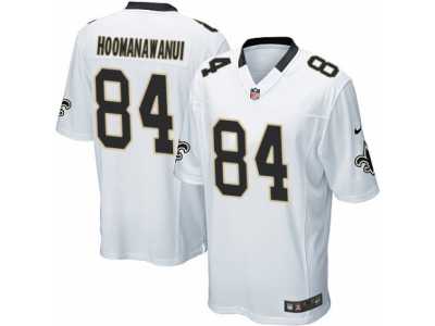 Men's Nike New Orleans Saints #84 Michael Hoomanawanui Game White NFL Jersey