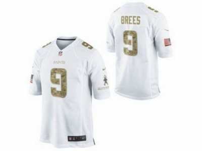 Nike New Orleans Saints #9 Drew Brees White Jerseys[game USA]