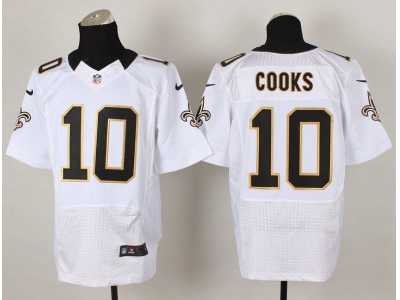 Nike New Orleans Saints #10 Cooks white Jerseys(Elite)