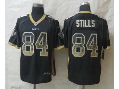Nike New Orleans Saints #84 Stills Black Jerseys(Drift Fashion Elite)