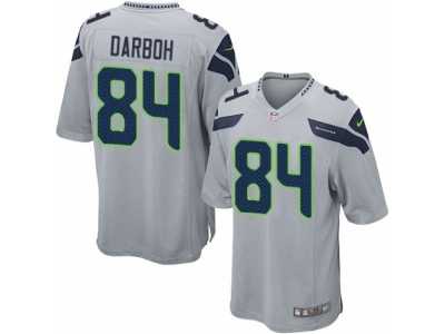 Men's Nike Seattle Seahawks #84 Amara Darboh Game Grey Alternate NFL Jersey