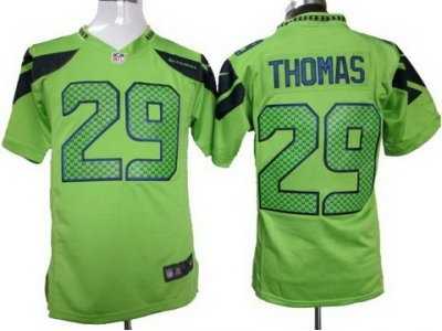 Nike NFL Seattle Seahawks #29 Earl Thomas Green Jerseys(Game)