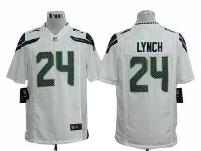 Nike NFL seattle seahawks #24 marshawn lynch white Game Jerseys