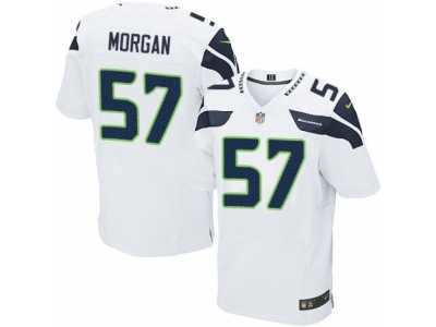 Men's Nike Seattle Seahawks #57 Mike Morgan Elite White NFL Jersey