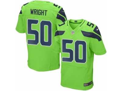 Nike Seattle Seahawks #50 K.J. Wright Green Men's Stitched NFL Elite Rush Jersey