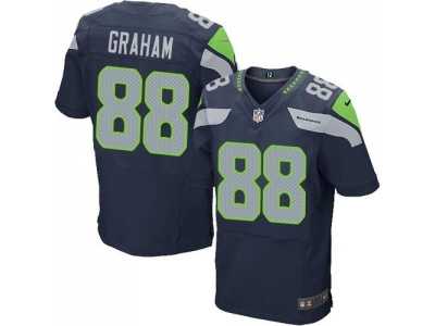 Nike Seattle Seahawks #88 Jimmy Graham blue jerseys(Elite)