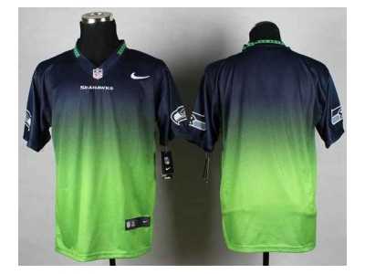 Nike jerseys seattle seahawks blank blue-green[Elite drift fashion][second version]