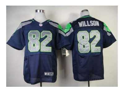 Nike seattle seahawks #82 willson blue jerseys[Elite]