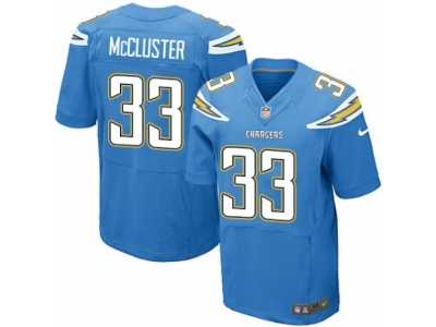 Men's Nike San Diego Chargers #33 Dexter McCluster Elite Electric Blue Alternate NFL Jersey