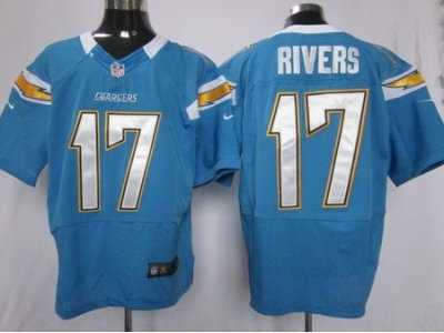 Nike NFL San Diego Chargers #17 Philip Rivers Light Blue Elite jerseys