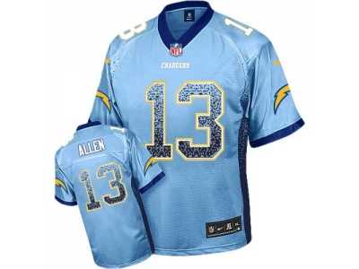 Nike San Diego Chrgers #13 Keenan Allen Electric Blue jerseys(Elite Drift Fashion)