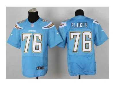 Nike jerseys san diego chargers #76 fluker lt.blue[new Elite]