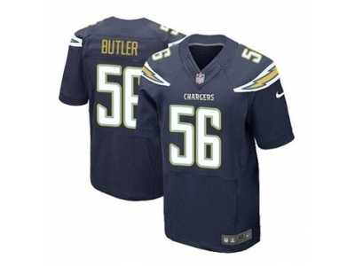 Nike san diego chargers #56 butler blue Jerseys[new Elite][butler]