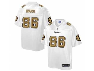 Nike Pittsburgh Steelers #86 Hines Ward White Men's NFL Pro Line Fashion Game Jersey