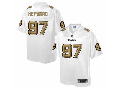 Nike Pittsburgh Steelers #97 Cameron Heyward White Men's NFL Pro Line Fashion Game Jersey